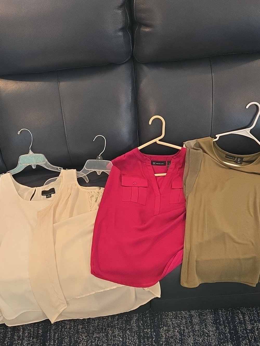 Bundle of 4 Sleeveless Blouses Size Small